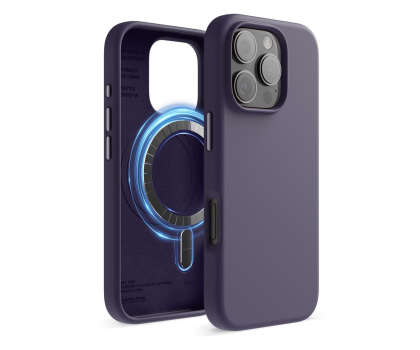 Etui do telefonów Elago Magnetic Silicone do iPhone 16 Pro Deep Purple ES16MSSC63PRO-DPU